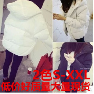 2016韩版冬装棉袄外套面包服蓬蓬直筒长袖棉衣甜美学生连帽棉服女