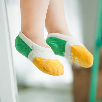 儿童船袜 夏季薄款隐形浅口防滑宝宝袜子韩国男女童短款透气棉袜