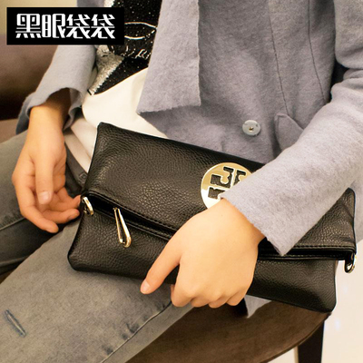 黑眼袋袋2015夏季新款女包韩版时尚女士单肩斜挎包休闲手拿小包包