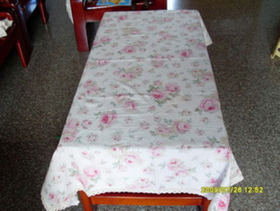 花之物语田园风系列水粉玫瑰冰箱巾电视机盖布床头柜多用盖布