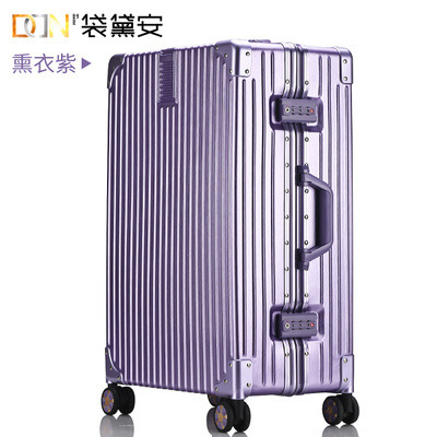 新款旅行箱铝框行李箱万向轮女登机箱子托运拉杆箱男20寸24寸29寸