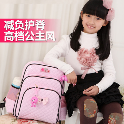 小学生书包1-3-4年级女生可爱韩国版公主双肩包护脊减负儿童书包