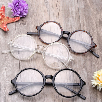 哈利波特同款眼镜架 红蜘蛛经典品牌 圆框复古眼镜 配近视眼镜