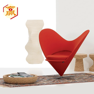 赢寸间潘顿心型座椅设计师艺术家具时尚单人客厅沙发创意休闲椅子