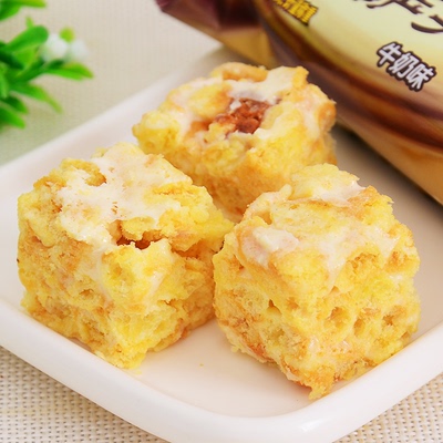 台峰奶萨芙牛奶/蔓越莓味沙琪玛约32g 休闲糕点上海特产零食品