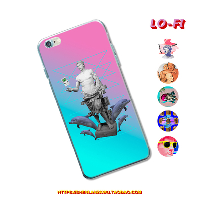 LOFI蒸汽波大集合iphone6s手机壳苹果6plus保护套外壳5s/5