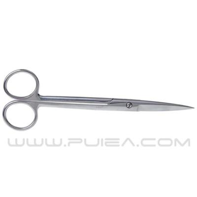 不锈钢剪刀 16cm 直尖头 实验用美容剪刀 多规格