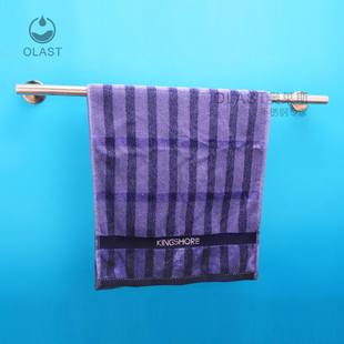 奥莱斯拉丝SUS304不锈钢单杆毛巾架杆卫生间挂件浴室浴巾单杆架