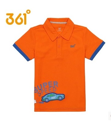 361度童装     2015年夏季新款男童短袖T恤K5521117