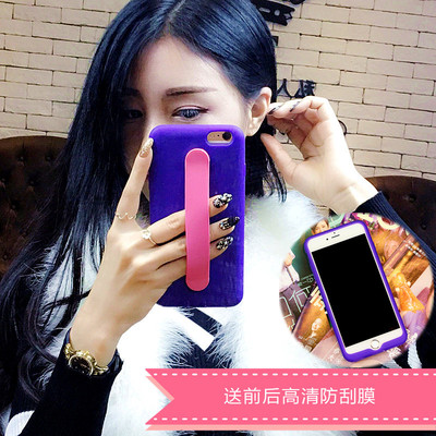 日韩国个性创意硅胶全包iphone6/6s苹果plus手机壳防摔女款保护套