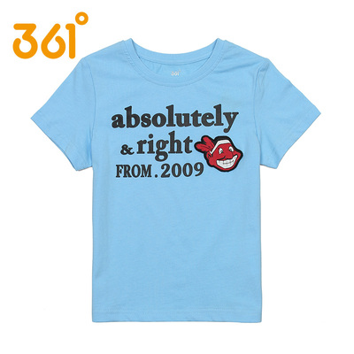 361度2015夏季新款男童短袖T恤 K5525113