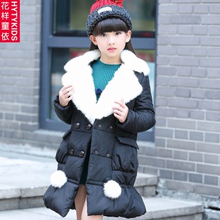 童装棉衣外套2016冬季新款中大女童韩版加厚棉服儿童长袖棉袄冬装