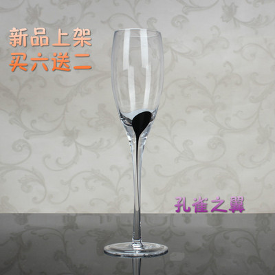 创意红酒杯 高脚杯 葡萄酒杯无铅水晶玻璃纯手工香槟杯包邮