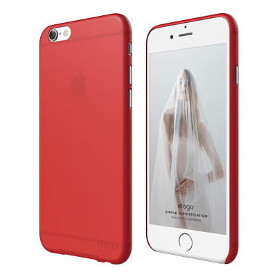 韩国elago苹果6手机壳简约iPhone6S纤薄防刮保护套0.4毫米情侣款