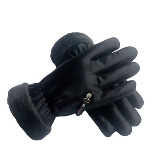 冬季加绒加厚保暖男士摩托车手套韩版棉手套学生骑车户外时尚手套