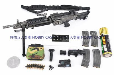 1/6兵人 CrazyDummy CD78004美国陆军机枪手 M249全套如图