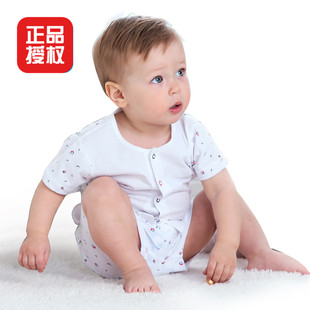 正品丽婴房/Les enphants婴儿衣服宝宝纯棉短袖儿童内衣套装
