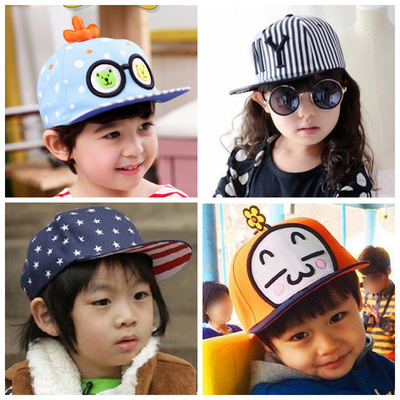 新款女男童韩国春宝宝帽子儿童遮阳帽婴儿帽子春夏鸭舌帽棒球帽子
