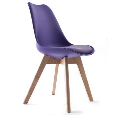 伊姆斯椅子Eames休闲洽谈椅简约时尚餐椅实木塑料椅创意设计师椅