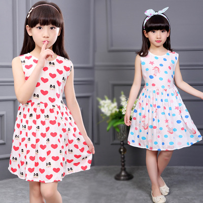 童装女童连衣裙2016新款夏季韩版儿童女孩公主裙可爱裙子