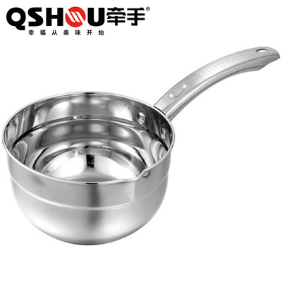 不锈钢水勺厨房水瓢加厚水舀子家用长柄水杓可当奶锅汤锅用厨具