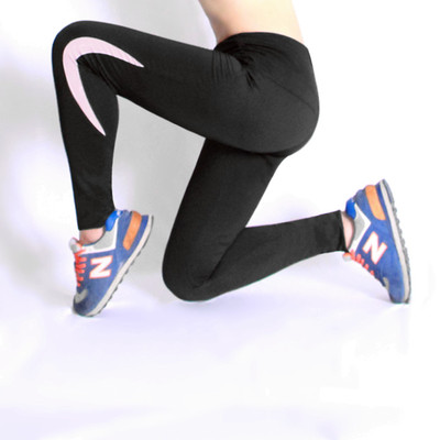 经典新款女士小脚收口缩脚修身瑜伽健美体操跑步休闲训练运动长裤