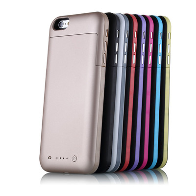 超薄iphone6plus专用背夹电池充电宝充电手机壳移动电源6800毫安