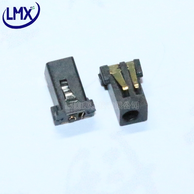 DC 电源插座 DC-096 2.1-0.5MM 内径2.1MM 里针0.5MM 镀金铁片