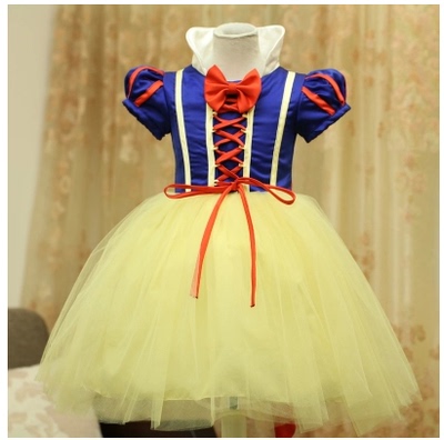 白雪公主裙儿童迪士尼表演服装女童圣诞节万圣节服装扮演服公主裙