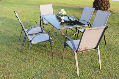 特价户外桌椅家具/阳台桌椅组合/室外折叠桌椅/庭院花园咖啡厅