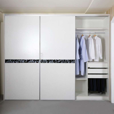 卧室组合移门衣柜定做实木衣橱板式滑门推拉门大衣柜定制现代简约