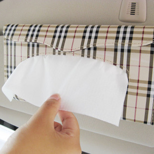 北汽幻速S3改装 车用遮阳板纸巾盒 抽纸盒 挂式格子车内装饰用品