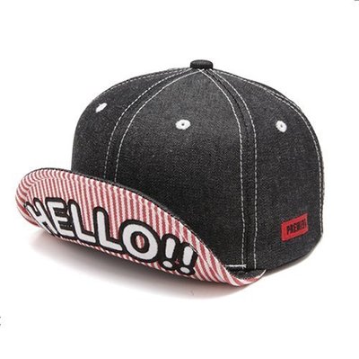 韩国进口正品premier潮牌平沿棒球帽好先生明星同款hello嘻哈帽子