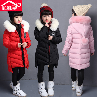 女童冬装棉衣外套8儿童棉袄加厚保暖10韩版女孩中长款羽绒棉服15