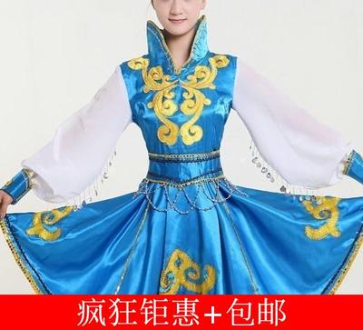 特价 蒙古族演出服 少数民族舞蹈服 舞台舞蹈服 藏族表演服 哈达