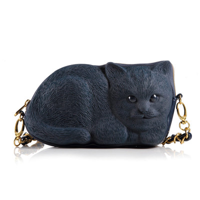 情人节礼物香港Adamo 3D Bag艾莉猫头单肩可爱小包动物女包手机