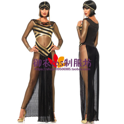 万圣节cosplay服装古罗马公主服长裙希腊女神埃及法老艳后服装