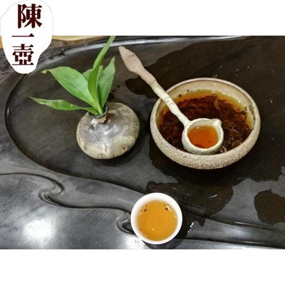 功夫茶具套装 纯手工泡碗 茶勺手工粗陶瓷器分茶碗日式创意茶道