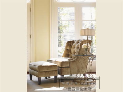 欧式时尚北欧实木单个人独立小型单体位沙发老虎椅 休闲家具定制