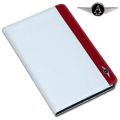 国际品牌 for ABH ipad4红白撞色款 平板电脑真皮牛皮保护套