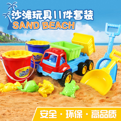哲宏正品特大号儿童沙滩玩具运输车水桶过滤器套餐 环保ABS 特价
