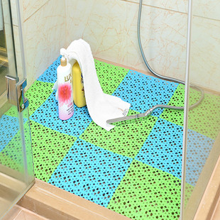 大号可拼接浴室防滑垫满铺卫生间疏水塑料地垫淋浴房洗澡冲凉脚垫