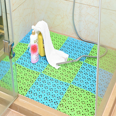大号可拼接浴室防滑垫满铺卫生间疏水塑料地垫淋浴房洗澡冲凉脚垫