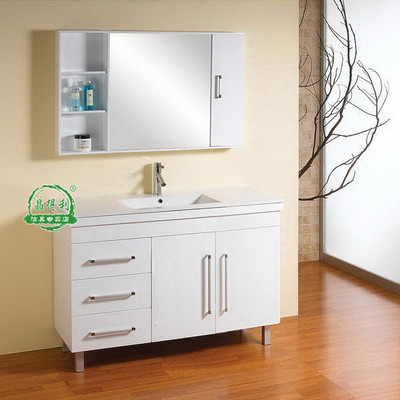 洗手盆洗脸盆柜组合陶瓷 现代简约卫生间浴室柜 落地式面盆柜A005