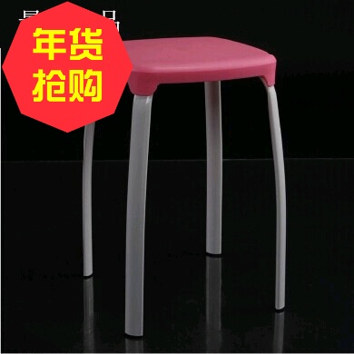 景昊宜家时尚彩色家用塑料方凳子叠放高凳加厚型简易多用凳正品