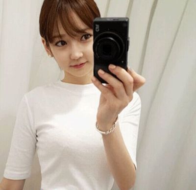 新款高领T恤女学生韩版中袖修身五分袖夏纯棉打底衫小高领中袖404