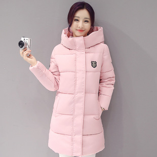 2016韩版新款女装 秋冬季外套羽绒棉服学生中长棉衣8665