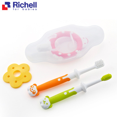 利其尔宝宝婴儿乳齿训练牙刷乳牙刷组合套装