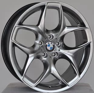 BMW宝马铝合金轮毂20/21寸钢圈改装升级宝马X5 X6钢圈