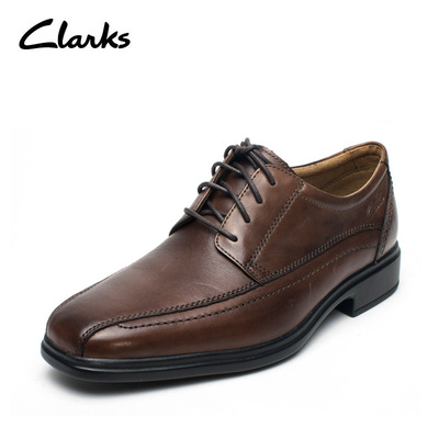 clarks正装皮鞋Glevo Over夏季潮鞋 系带英伦商务透气皮鞋